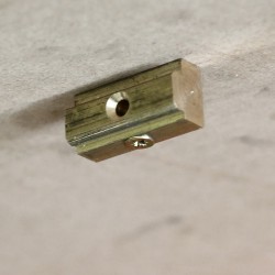 Curtain Rail Kits, Brass Ceiling Mount