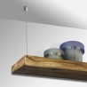 Wooden Shelf Fixed Cable Kit - Ceiling-Mounted Cable Wire & Shelf Fitting Only (No Shelving Boards)