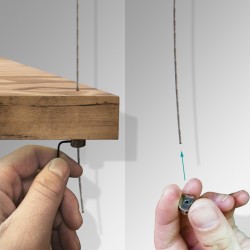 'Under' Shelf Support (Cable Fitting), Installation