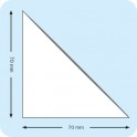 Self Adhesive Transparent Triangle Document Pocket