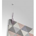 Rug clamp with Steel cable hanging kit