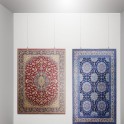 Rug hanging for U-Rail