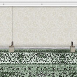 Rug hanging for U-Rail