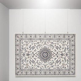 Rug hanging for J-Rail