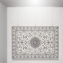 Rug hanging for P-Rail