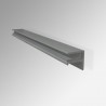 'Frosted' Colored Glass Shelf (Inc. Bracket)