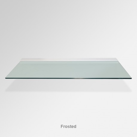 'Frosted' Colored Glass Shelf (Inc. Bracket)