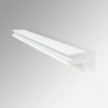 'Off White' Colored Glass Shelf (Inc. Bracket)