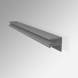 'Off White' Colored Glass Shelf (Inc. Bracket)