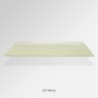 'Off White' Colored Glass Shelf (Inc. Bracket)