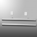 Aluminium Poster Hanger with Self adhesive Hook