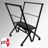 Jumbo Folding Print Browser, Large Print Rack in Black