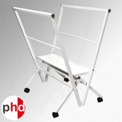 Jumbo Folding Print Browser, Large Print Rack in White