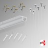 U Rail 3m 'All-in-one" Gallery System Kit, White