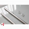 Aluminium Poster Hanger & Suction Hook Set (Silver)