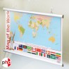 Aluminium Poster Hanger & Suction Hook Set (Silver)