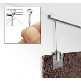 Rug Hanging Cable Kit with U-Rail