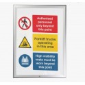 Aluminium Snap Frame Lockable