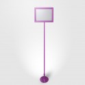 Display Signage Stand with Back-to-Back Aluminium Frame