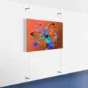 'Wall-to-Wall' Metal/Poster Wall Hanging Art Display Kit