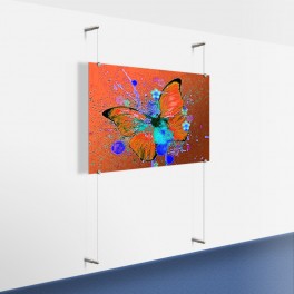 'Wall-to-Wall' Metal/Poster Wall Hanging Art Display Kit