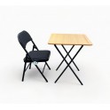 Folding Table with Fabric Chair Set