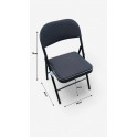 Folding Table with Fabric Chair Set