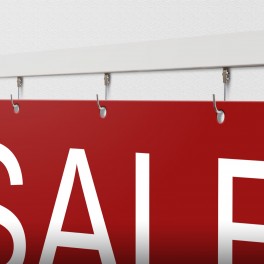 Banner Hanging Kit with Clip-Rail System