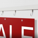 Banner Hanging Kit with Clip-Rail System