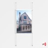 1x A1 Wall / Wall Rod Display Set (Portrait)