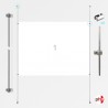 1x A0 Wall / Wall Rod Display Set (Landscape)