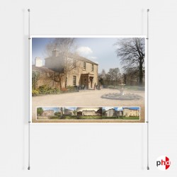 1x A0 Wall / Wall Rod Display Set (Landscape)
