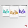 A3 'Hook On' Acrylic Pocket Wall Display Kit
