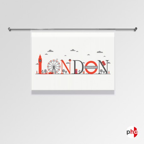 A1 'Hook On' Acrylic Pocket Wall Display Kit