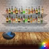 Floating Glass Bar Shelves