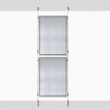 Double Sided Click Snap Frame Ceiling to Floor Kit