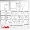 Clip Rail Rug Hanging System