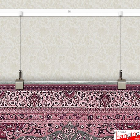 J Rail Heavy Rug Hanging System