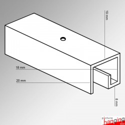 P Rail Heavy Carpet Hanging System
