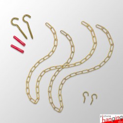 Ceiling Hanging Chain Kit (Gold)