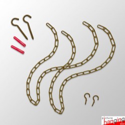 Ceiling Hanging Chain Kit (Walnut)