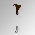 Moulding Hook Clear Cable Set (Self Locking Hook)