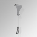 Moulding Hook Clear Cable Set (Self Locking Hook)