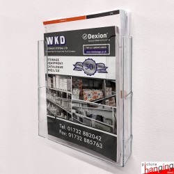 Self-adhesive Brochure Holder Kit (A4 A5 DL Leaflet size)