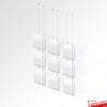 Ceiling Hanging Leaflet Holder Kit (A4 A5 DL Brochure sizes)