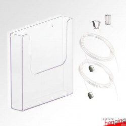 Ceiling Hanging Leaflet Holder Kit (A4 A5 DL Brochure sizes)