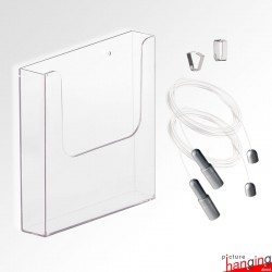 Ceiling to Floor Leaflet Holder Kit (A4 A5 DL Brochure sizes)