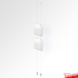 Ceiling to Floor Leaflet Holder Kit (A4 A5 DL Brochure sizes)