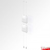 Ceiling to Floor Leaflet Holder Kit (A4 A5 DL Brochure sizes)