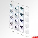 Wall Cable Leaflet Holder Kit (A4 A5 DL Brochure sizes)